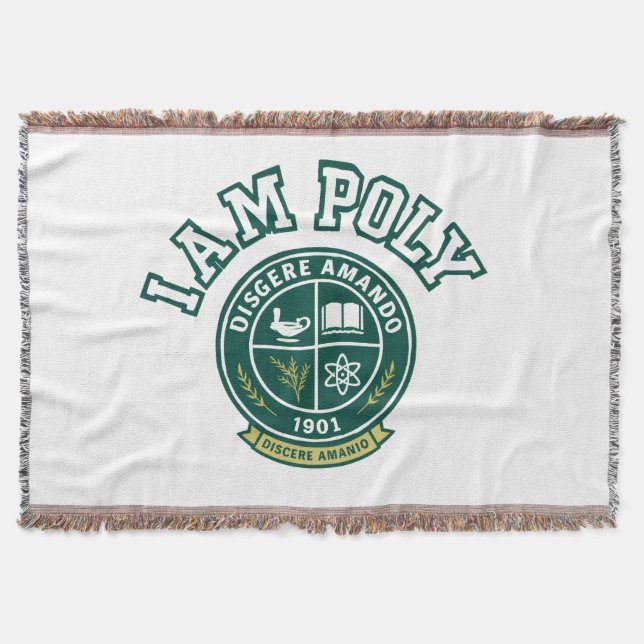 I AM POLY Throw Blanket Filt (Framsidan)