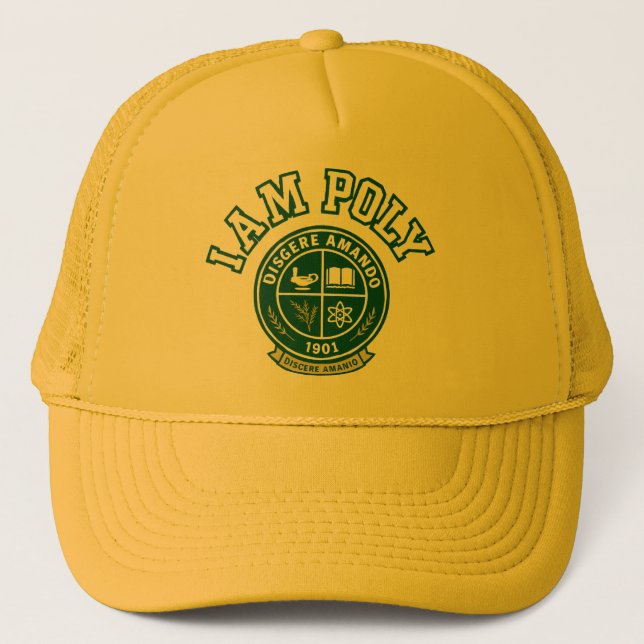 I AM POLY Trucker Hat Keps (Framsida)