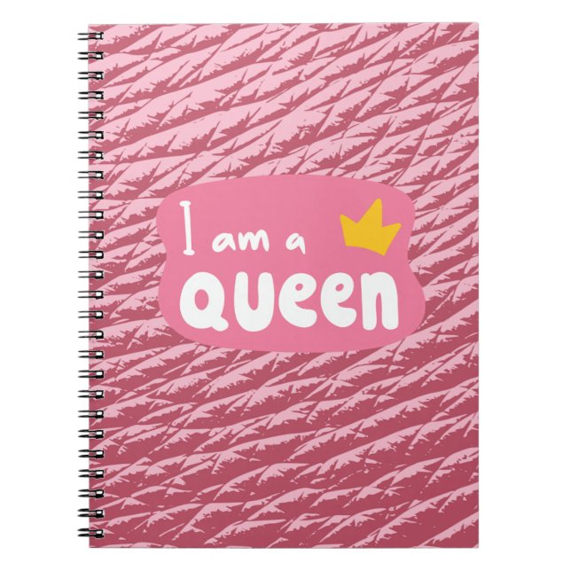 I Am Queen – Elegant Corporate Anteckningsbok (Framsidan)