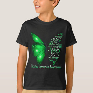 I am storm bipolar disorder awareness butterfly t shirt