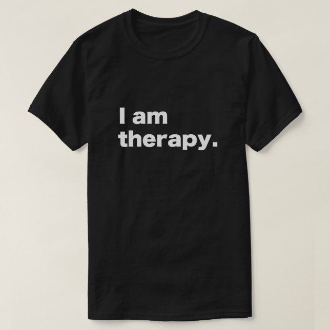 I am terapi T-shirt (Design framsida)