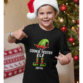 I am The Cookie Tester Elf Christmas Elf T Shirt