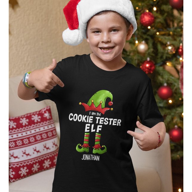 I am The Cookie Tester Elf Christmas Elf T Shirt (Skapare uppladdad)