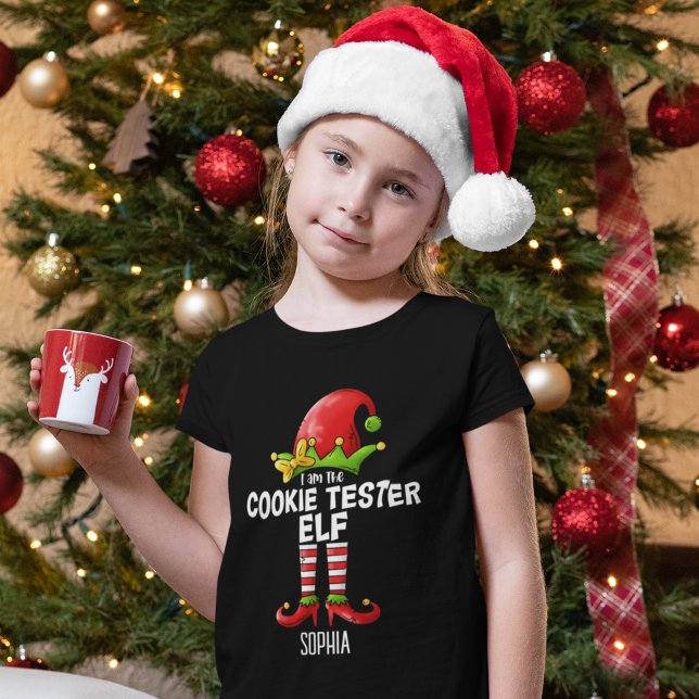I am The Cookie Tester Elf - Funny Christmas T Shirt (Skapare uppladdad)