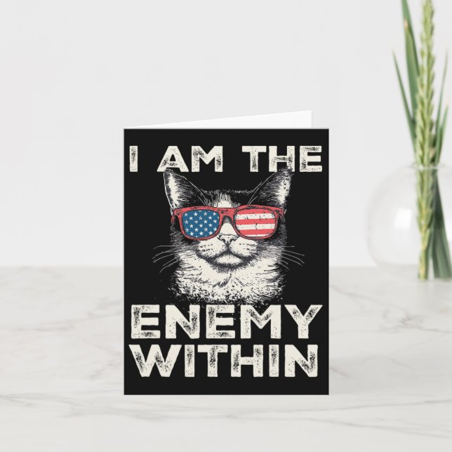 I Am The Enemy Within Tee - Kamala Harris 2024 Mer Kort (Framsida)