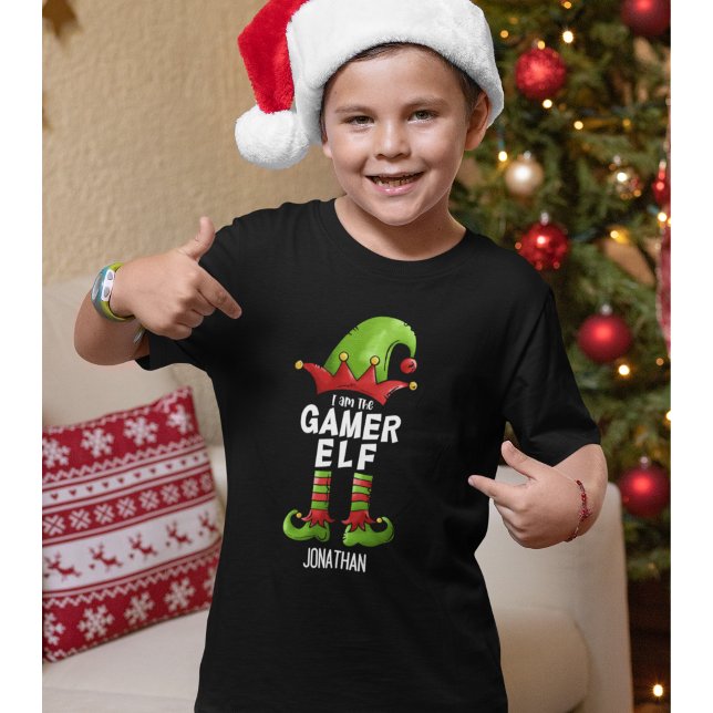 I am The Gamer Elf Christmas T Shirt (Skapare uppladdad)