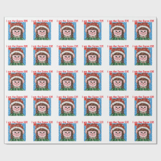 I am the Sassy Elf Wrapping Paper Presentpapper