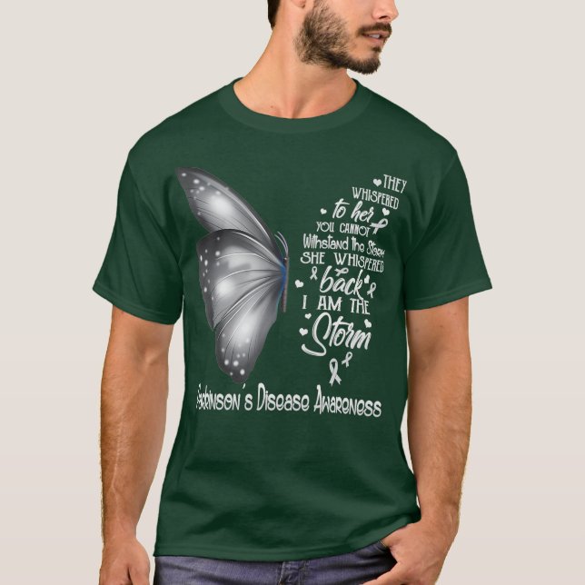 I am the storm Parkinsons Disease Awareness T Shirt (Framsida)