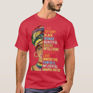 I Am Tiffany Black Woman History Month 2022 Pride  T Shirt