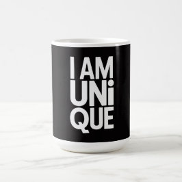 I am unique kaffemugg