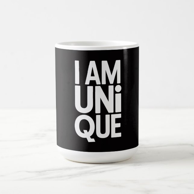 I am unique kaffemugg (Center)