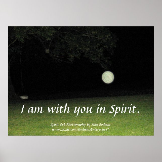 "I am with you in Spirit" Print Poster (Framsidan)