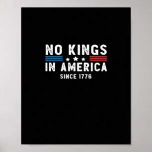 I Amerika är presidenter inte kungar Minimal ren Poster