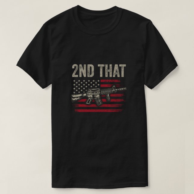 I andra tillägget Gun Högers AR-15 Owner T Shirt (Design framsida)
