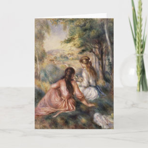 I ängen vid Pierre-Auguste Renoir Kort