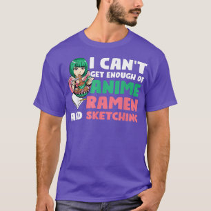 I Anime Ramen and Sketching Anime Merch426 T Shirt