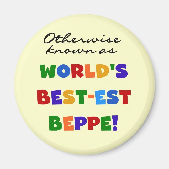I annat fall känt som bästa Beppe Magnet (Framsidan)