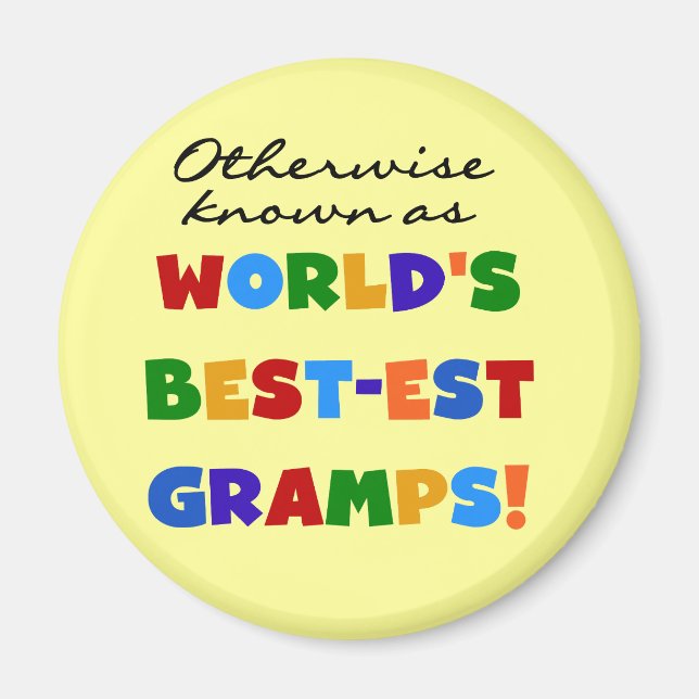 I annat fall känt som bästa Gramps Magnet (Framsidan)