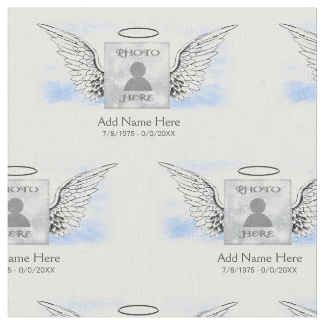 I Anpassningsbarna Loving Memory Foto Fabric Tyg (Närbild)