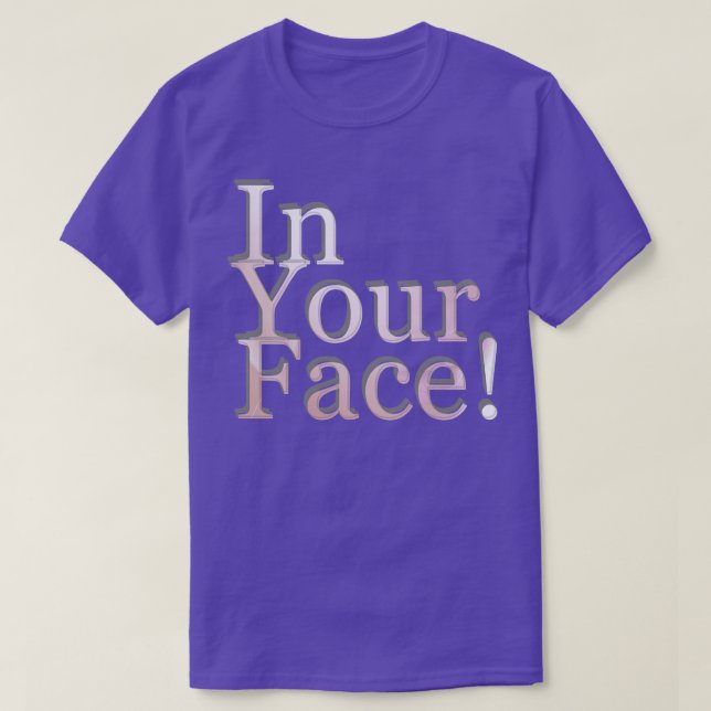 I ANSIKTE T SHIRT (Design framsida)