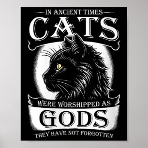 I antika tider blev katter lastade som godtrogna. poster