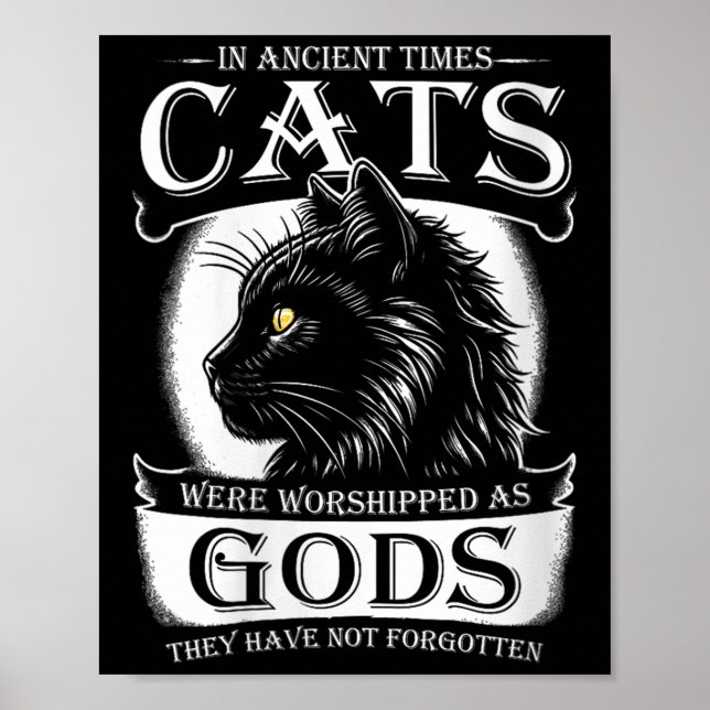 I antika tider blev katter lastade som godtrogna. poster (Framsidan)