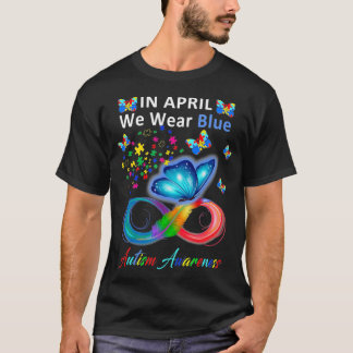 I april 2010 Bära vi blå Autism Awareness Autism T Shirt