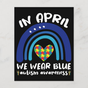 I april bär vi blått Autismmedvetenhetsmånad