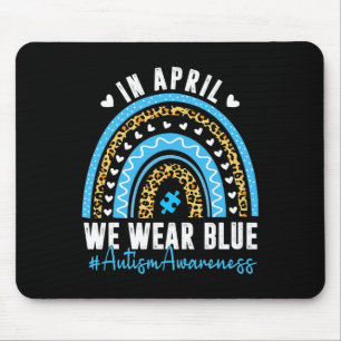I april Bära vi Blue Autism Awareness Month Puzzl Musmatta