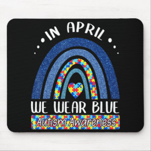 I april Bära vi Blue Autism Awareness Puzzle Rai Musmatta