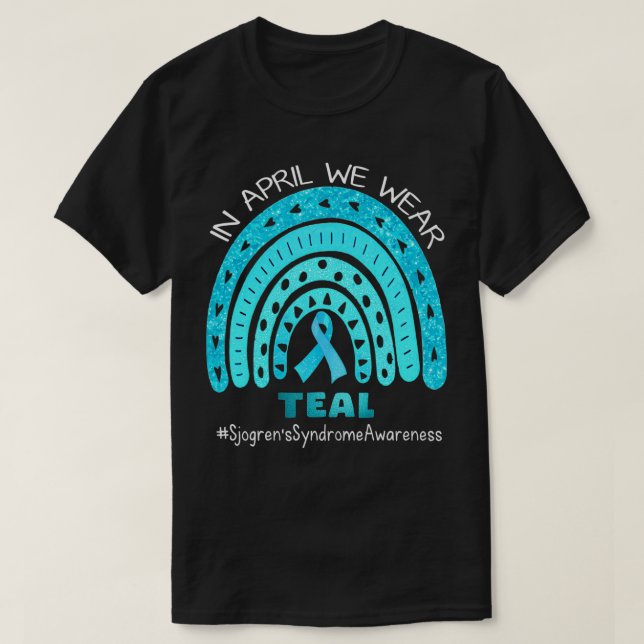 I april uppmärksammade Sjogrens syndrom T Shirt (Design framsida)