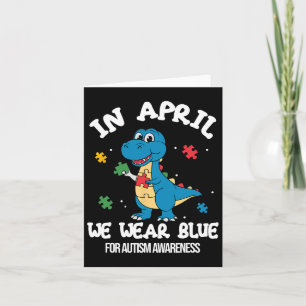 I april uppmärksammade vi Bäran Blue Dinosaur Auti Kort