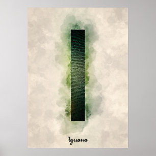 I är för Iguana Poster