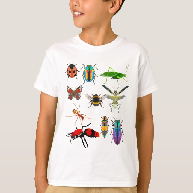 I är för ryggradslösa djur t shirt (Framsida)