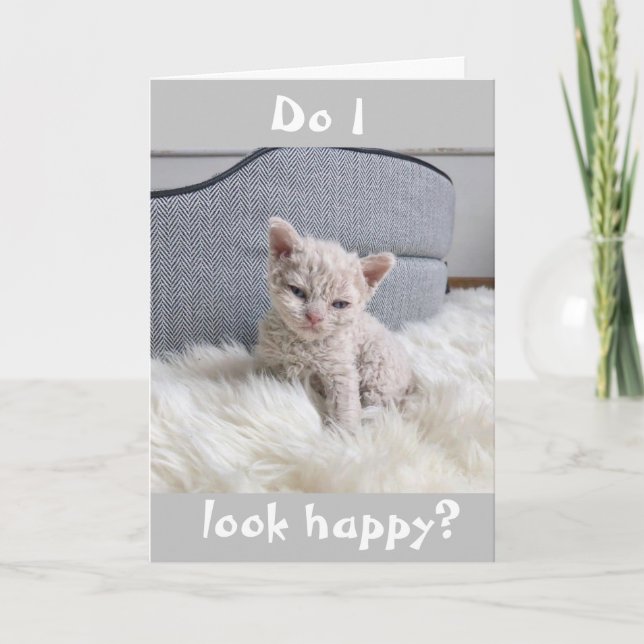 **I ÄR LEDSEN EFTERSOM JAG GLÖMDE DIN BIRTHDAY**-K KORT (Framsida)