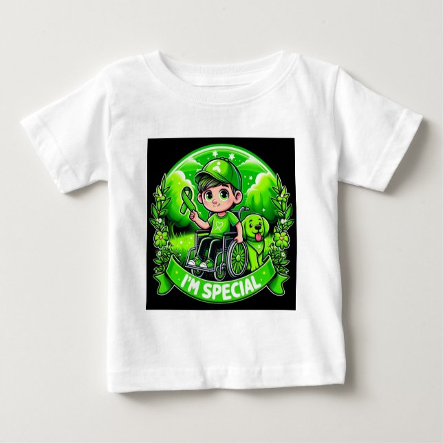 🌟 I är Speciell - Konstruktion för Cerebral Palsy T Shirt (Framsida)