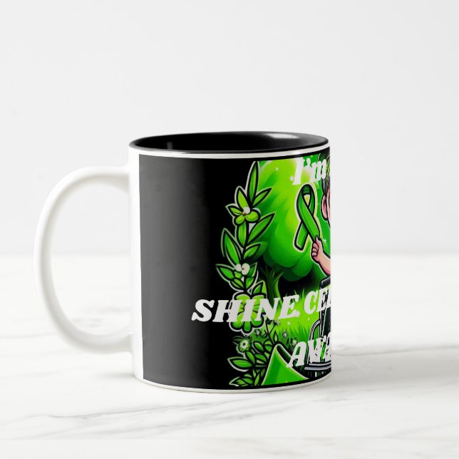 🌟 I är Speciell - Konstruktion för Cerebral Palsy Två-Tonad Mugg (Vänster)