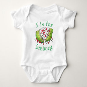 I är till ICEBERG Lettuce Wedge Salad Alphabet ABC T Shirt