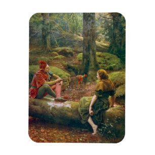 I Ardens skog, c. 1892 av John Collier Magnet
