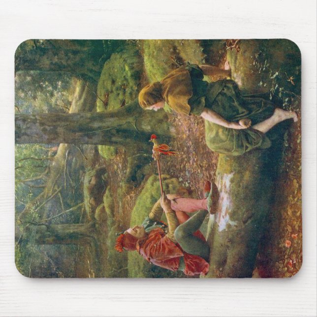 I Ardens skog, c. 1892 av John Collier Musmatta (Framsidan)