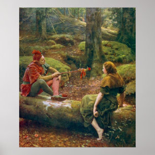 I Ardens skog, cirka 1892 av John Collier Poster