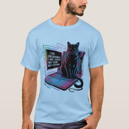 I are programmer, I make computer BEEP BOOP BEEP T Shirt