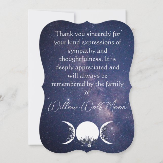 I Armen på gudinnan tackkort Tack Kort (Framsida)