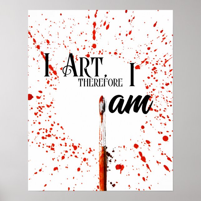 I Art, därför är jag, ARTIST Poster (Framsidan)