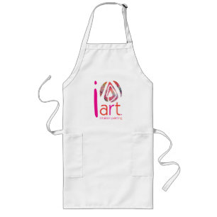 I Art! Intuitionsmålning Apron Långt Förkläde