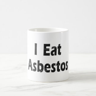 I Ät asbest Kaffemugg