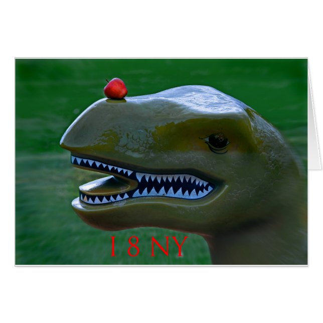 I Ate New York Hälsningskort (Framsidan Horizontal)