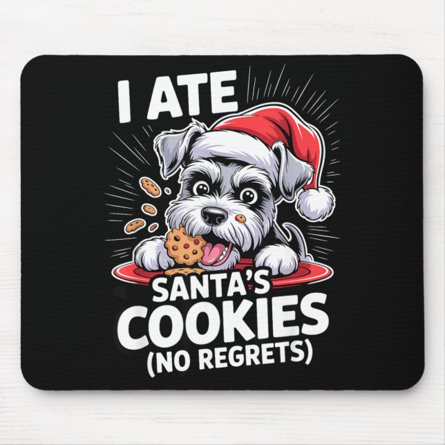 I Ate Santas Cookies Puppy Funny Christmas Mini Sc Musmatta (Framsidan)