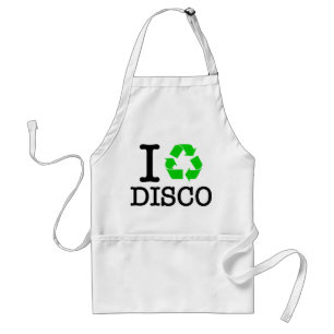 I Återvinna Disco Förkläde