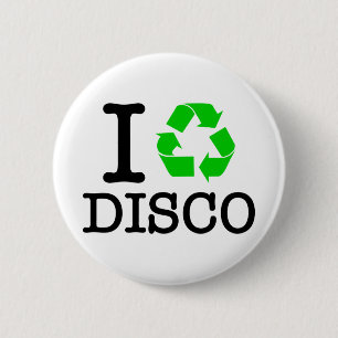 I Återvinna Disco Knapp